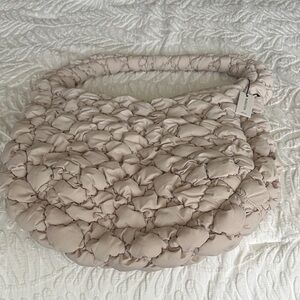 Babaton Beige Textured Shoulder Bag